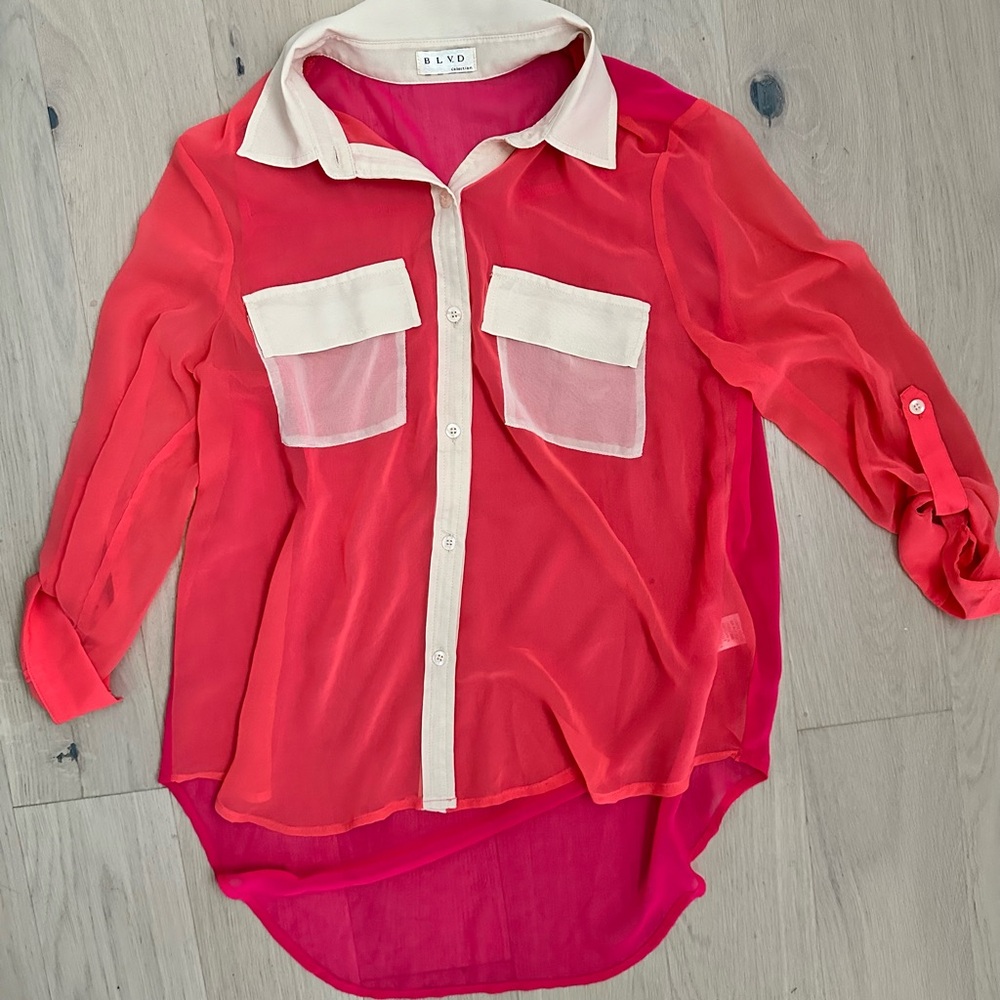 Blvd Collection Shear Button Down